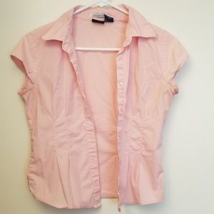 Junior's collared short sleeve button up